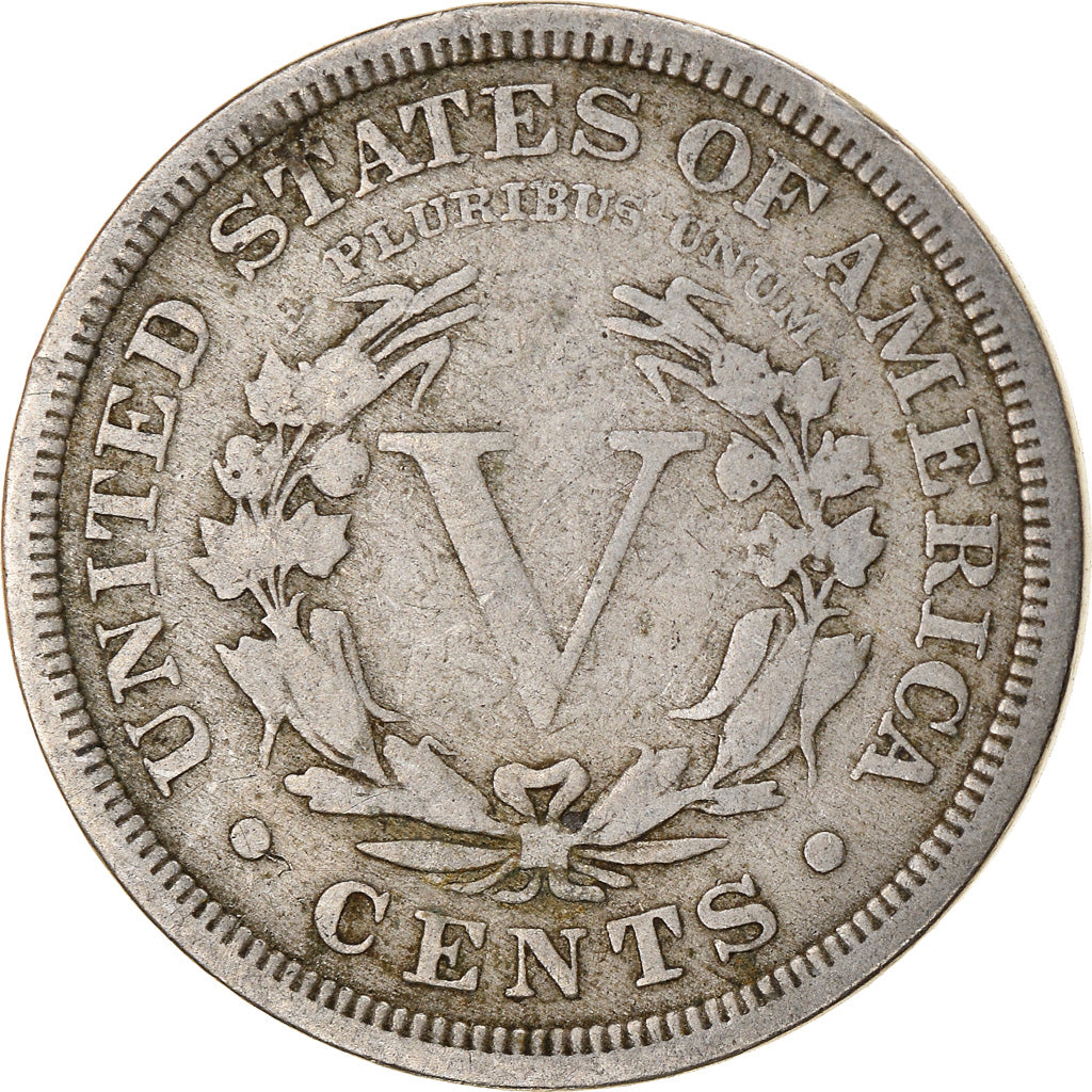 Moneda, Estados Unidos, Liberty Nickel, 5 Cents, 1907, U.S. Mint, Philadelphia