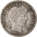 Coin, United States, Barber Dime, Dime, 1909, U.S. Mint, Philadelphia