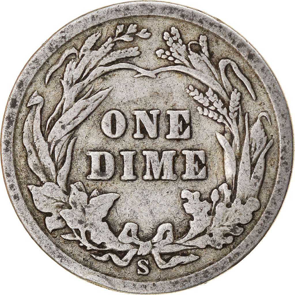 Munten, Verenigde Staten, Barber Dime, Dime, 1902, U.S. Mint, San Francisco
