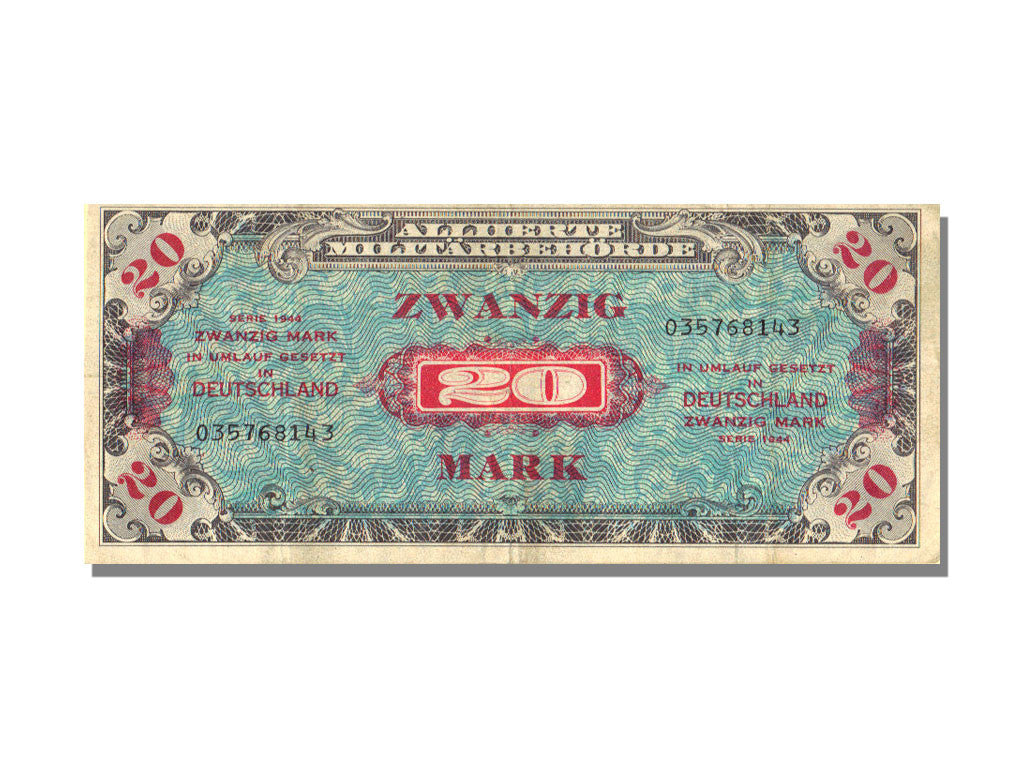 Germany, 20 Mark, 1944, KM #195b, EF(40-45)