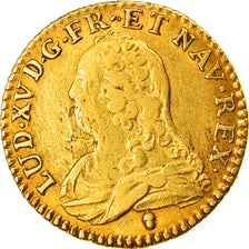 Monnaie, France, Louis XV, Louis d'or aux lunettes, Louis d'Or, 1726, Reims