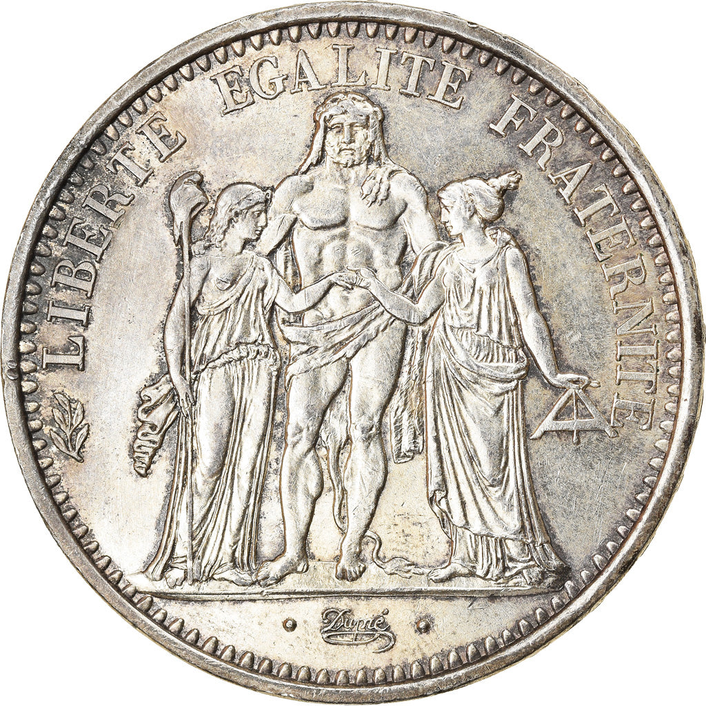 France, Hercule, 10 Francs, 1968, Paris, AU(50-53), Silver, KM:932, Gadoury:813
