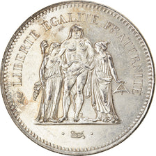 Coin, France, Hercule, 50 Francs, 1976, Paris, AU(50-53), Silver, KM:941.1