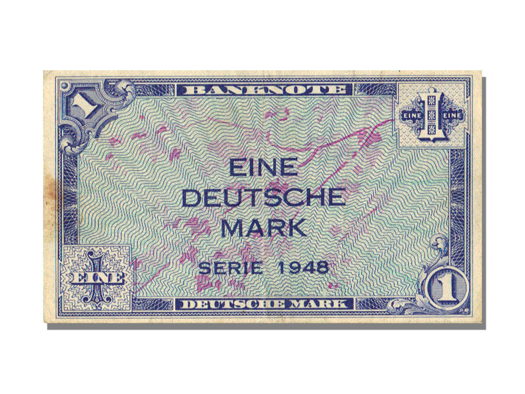 Billete, 2 Deutsche Mark, 1948, República Democrática Alemana, MBC