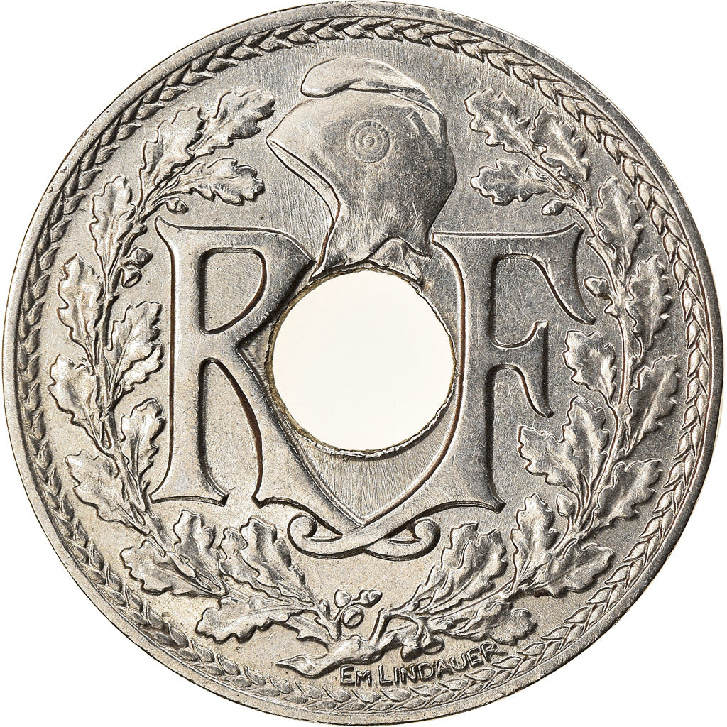Coin, France, Lindauer, 25 Centimes, 1914, MS(63), Nickel, KM:867, Gadoury:379