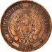 Moneta, Argentina, Centavo, 1890, BB, Bronzo, KM:32