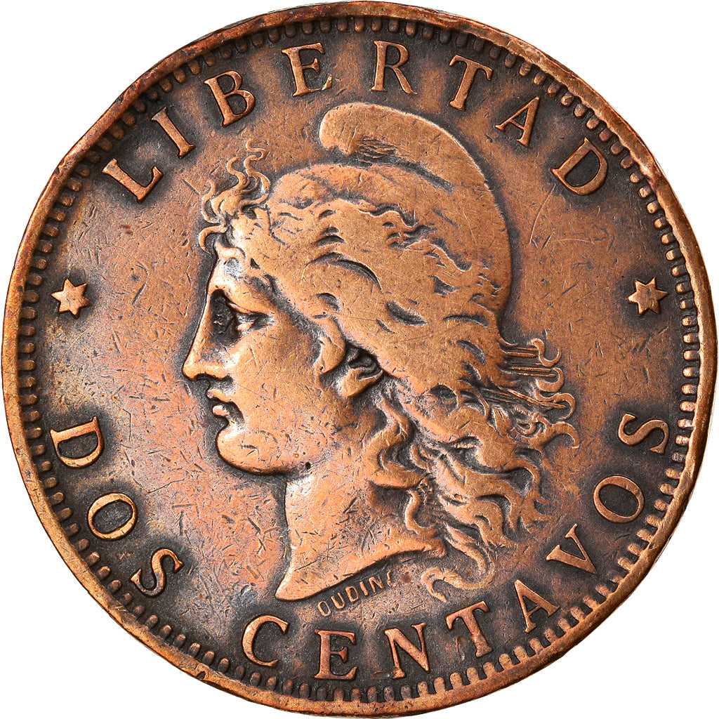 Moneta, Argentina, Centavo, 1890, BB, Bronzo, KM:32