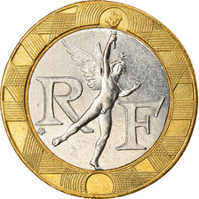 Munten, Frankrijk, Génie, 10 Francs, 1988, PR, Bi-Metallic, KM:964.1