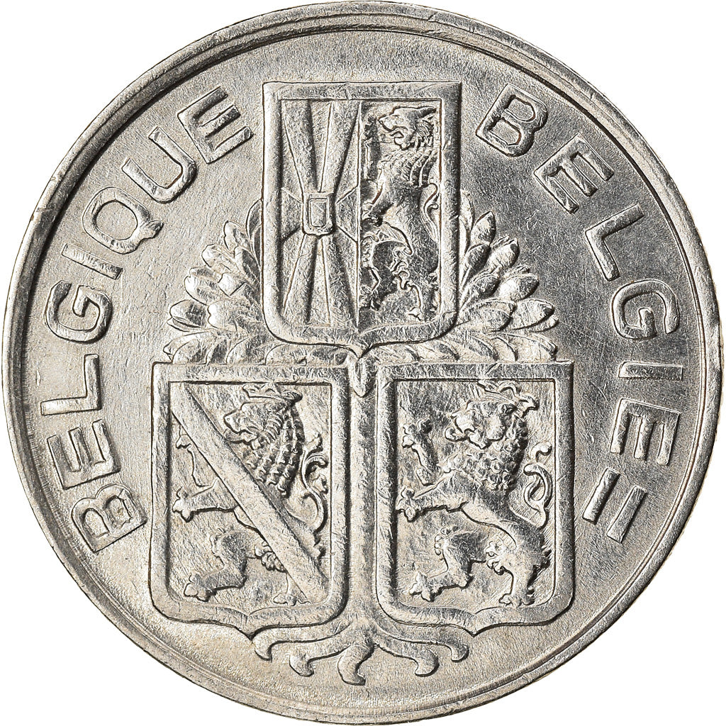 Coin, Belgium, Franc, 1939, AU(55-58), Copper-Tin, KM:Pn412