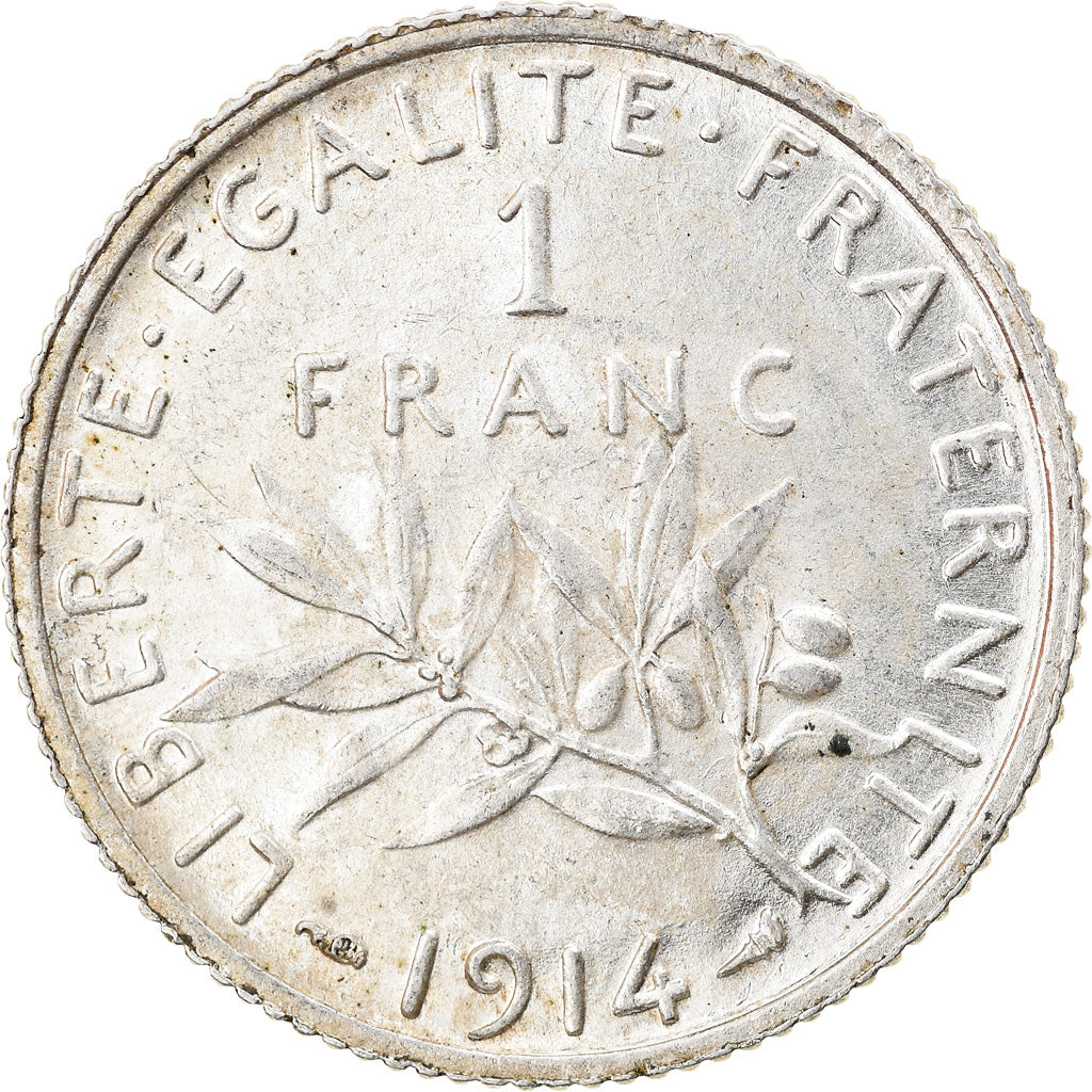 Münze, Frankreich, Semeuse, Franc, 1914, Paris, SS+, Silber, KM:844.1