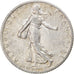 Coin, France, Semeuse, Franc, 1912, Paris, AU(50-53), Silver, KM:844.1