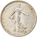 Moneta, Francja, Semeuse, Franc, 1915, Paris, EF(40-45), Srebro, KM:844.1