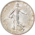 Moneta, Francia, Semeuse, Franc, 1917, Paris, BB+, Argento, KM:844.1