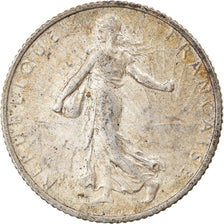 Coin, France, Semeuse, Franc, 1918, Paris, VF(30-35), Silver, KM:844.1