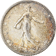 Monnaie, France, Semeuse, Franc, 1917, Paris, TTB, Argent, Gadoury:467, KM:844.1