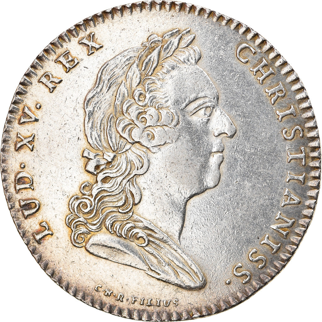 France, Token, Louis XV, Ordre Militaire de Saint-Louis, MS(60-62), Silver