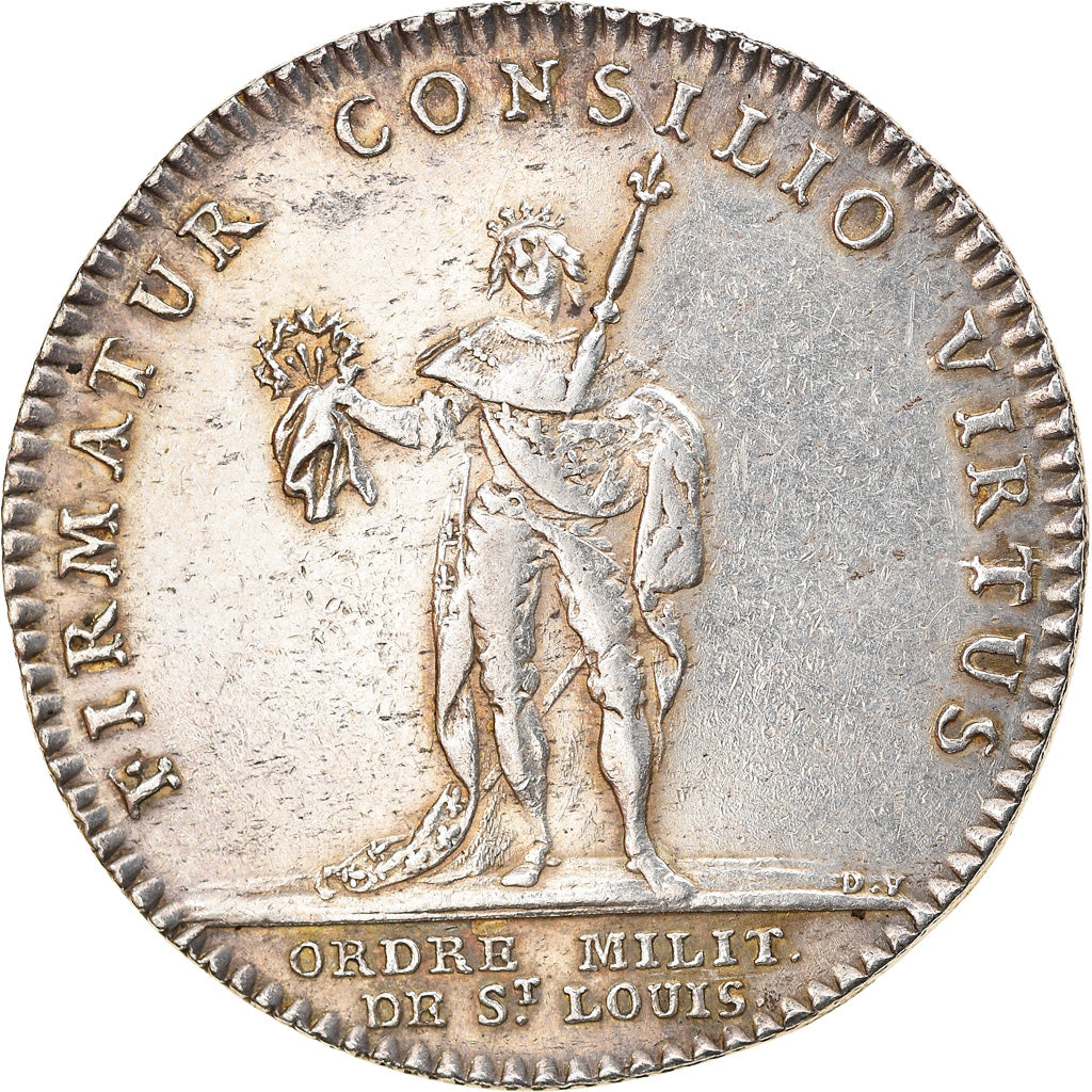 France, Token, Louis XV, Ordre Militaire de Saint-Louis, MS(60-62), Silver