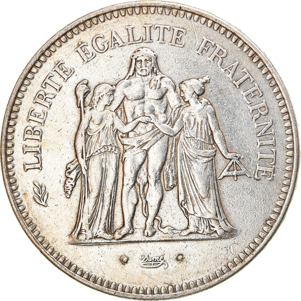 Monnaie, France, Hercule, 50 Francs, 1976, Paris, TTB, Argent, Gadoury:882