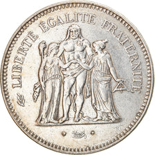 Monnaie, France, Hercule, 50 Francs, 1976, Paris, TTB, Argent, Gadoury:882
