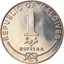 Coin, MALDIVE ISLANDS, Rufiyaa, 1982, MS(64), Nickel plated steel, KM:73b