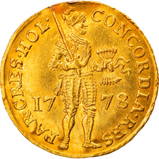 Coin, Netherlands, HOLLAND, Ducat, 1778, AU(55-58), Gold, KM:12.3