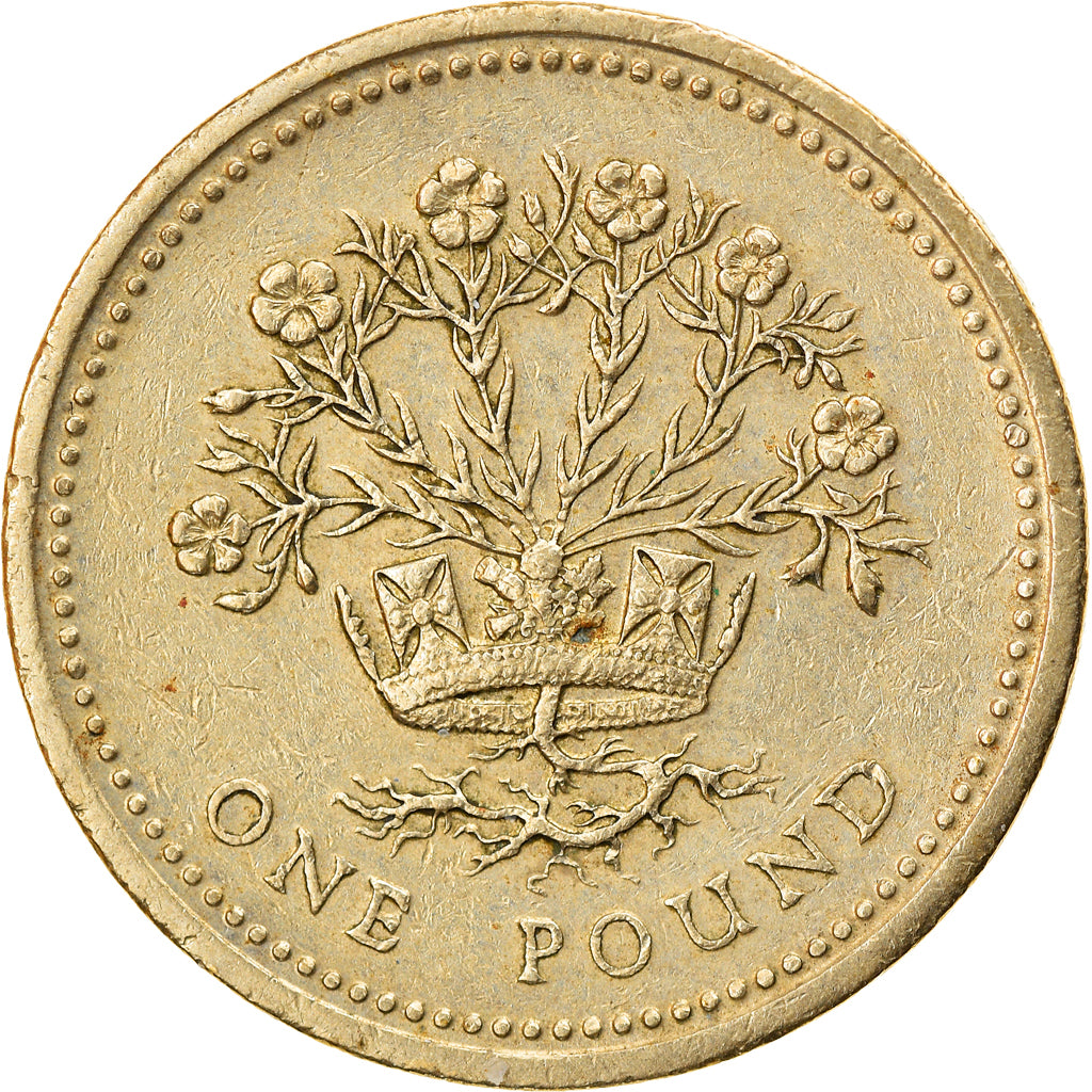 Coin, Great Britain, Elizabeth II, Pound, 1991, VF(30-35), Nickel-brass, KM:946