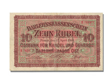 Billete, 10 Rubel, 1916, Alemania, 1916-04-17, EBC