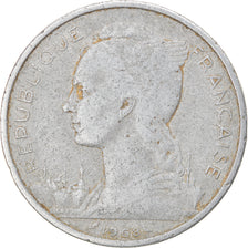 Moneda, TERRITORIO FRANCÉS DE LOS AFARS E ISSAS, 5 Francs, 1968, Paris, BC+