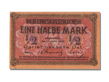 Germany, 1/2 Mark, 1918, 1918-04-04, UNC(65-70)