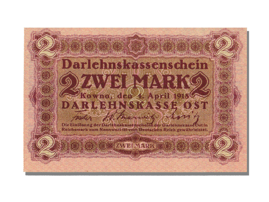 Germany, 2 Mark, 1918, KM #R129, 1918-04-04, UNC(65-70), 2706893