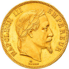 Moneda, Francia, Napoleon III, 100 Francs, 1869, Paris, MBC+, Oro, KM:802.1