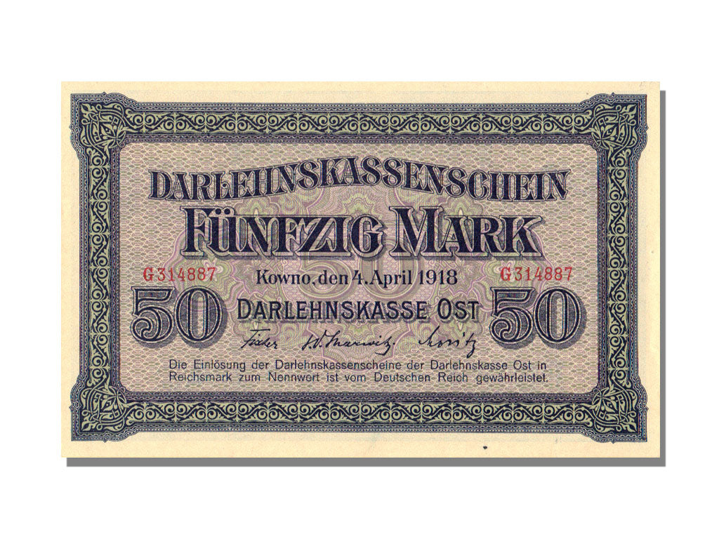 Germany, 50 Mark, 1918, KM #R132, 1918-04-04, UNC(65-70), G 314887
