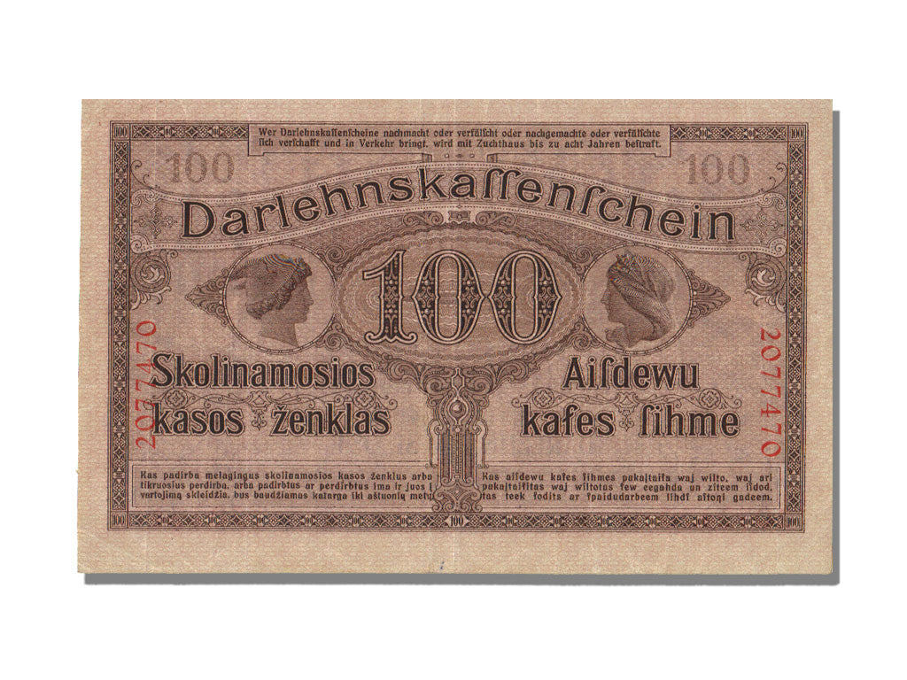 Banconote, Germania, 100 Mark, 1918, 1918-04-04, SPL-