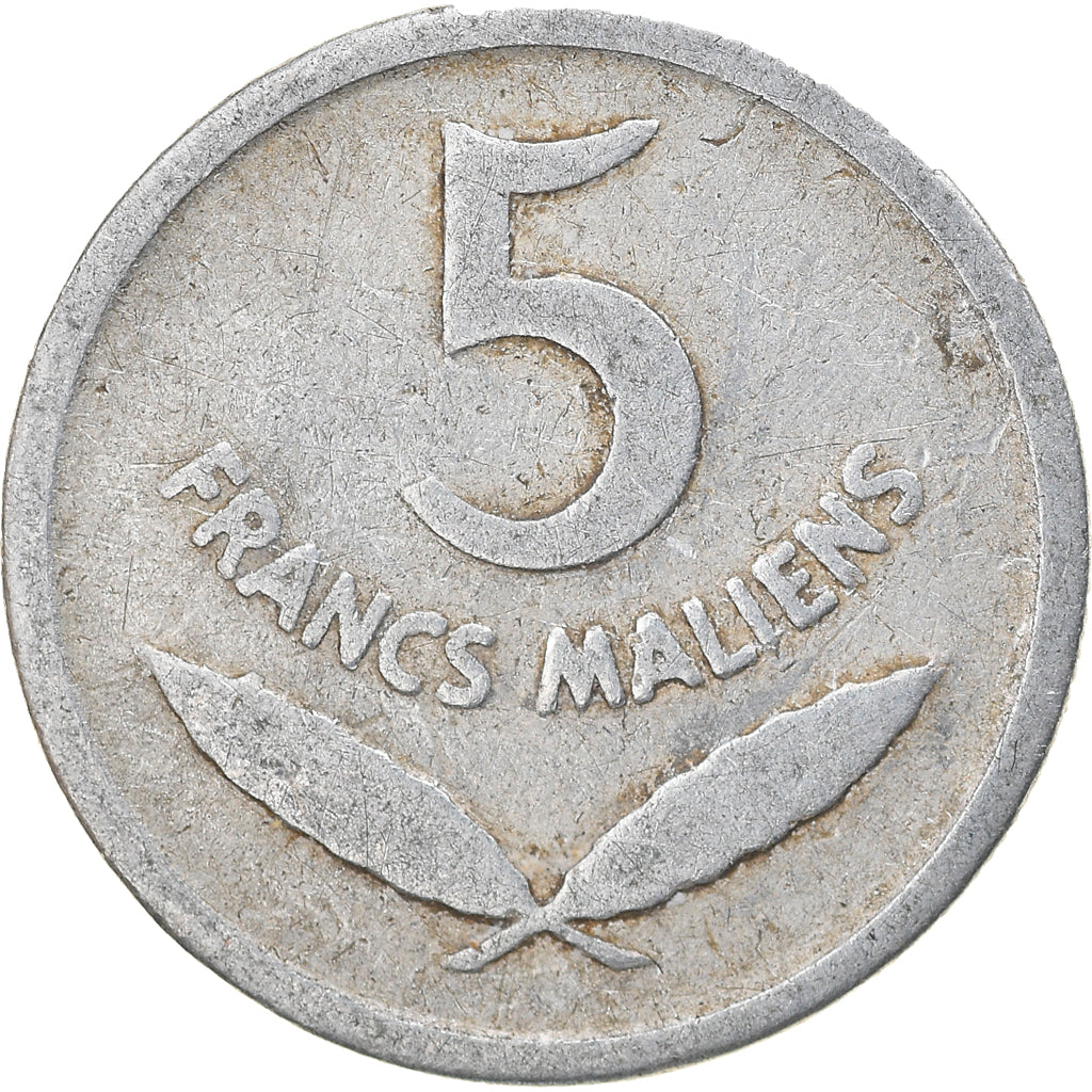Monnaie, Mali, 5 Francs, 1961, TB, Aluminium, KM:2