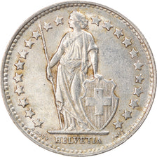 Coin, Switzerland, 1/2 Franc, 1953, Bern, AU(55-58), Silver, KM:23