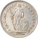 Coin, Switzerland, 1/2 Franc, 1953, Bern, AU(55-58), Silver, KM:23