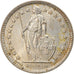 Coin, Switzerland, 1/2 Franc, 1959, Bern, AU(55-58), Silver, KM:23