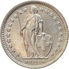 Münze, Schweiz, 1/2 Franc, 1960, Bern, VZ+, Silber, KM:23