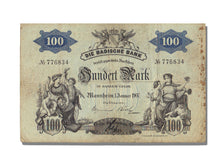 German States, 100 Mark, 1907, KM #S906b, 1907-01-01, EF(40-45)