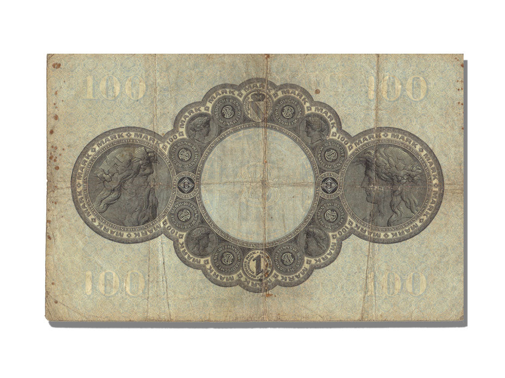 German States, 100 Mark, 1907, KM #S906b, 1907-01-01, EF(40-45)