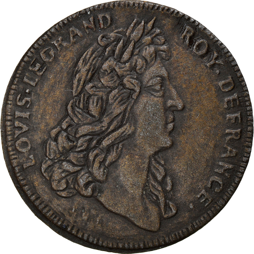 Frankreich, Token, Louis XIV, Jeton à l’arbre fruitier chargé de fruits, SS
