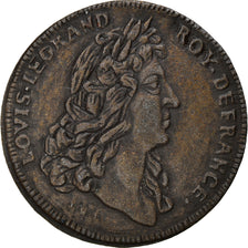 Frankreich, Token, Louis XIV, Jeton à l’arbre fruitier chargé de fruits, SS