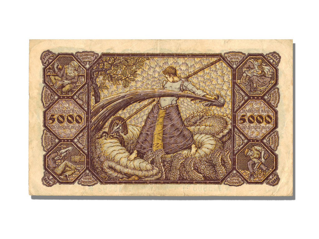German States, 5000 Mark, 1922, KM #S909, 1922-12-01, UNC(63)