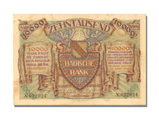 German States, 10,000 Mark, 1923, KM #S910, 1923-04-01, AU(55-58)