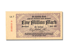 German States, 1 Million Mark, 1923, KM #S912, 1923-08-07, UNC(65-70)