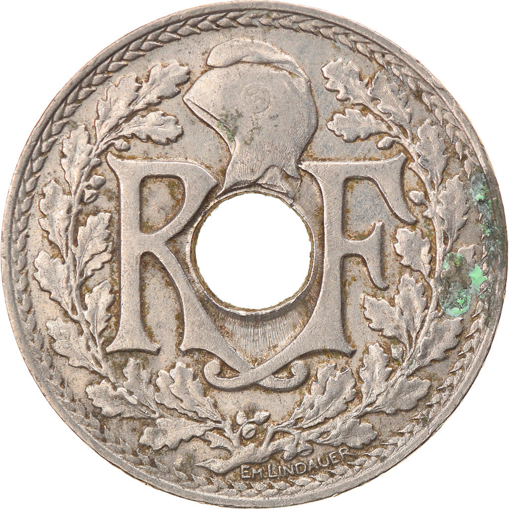 Coin, France, Lindauer, 25 Centimes, 1915, EF(40-45), Nickel, KM:867