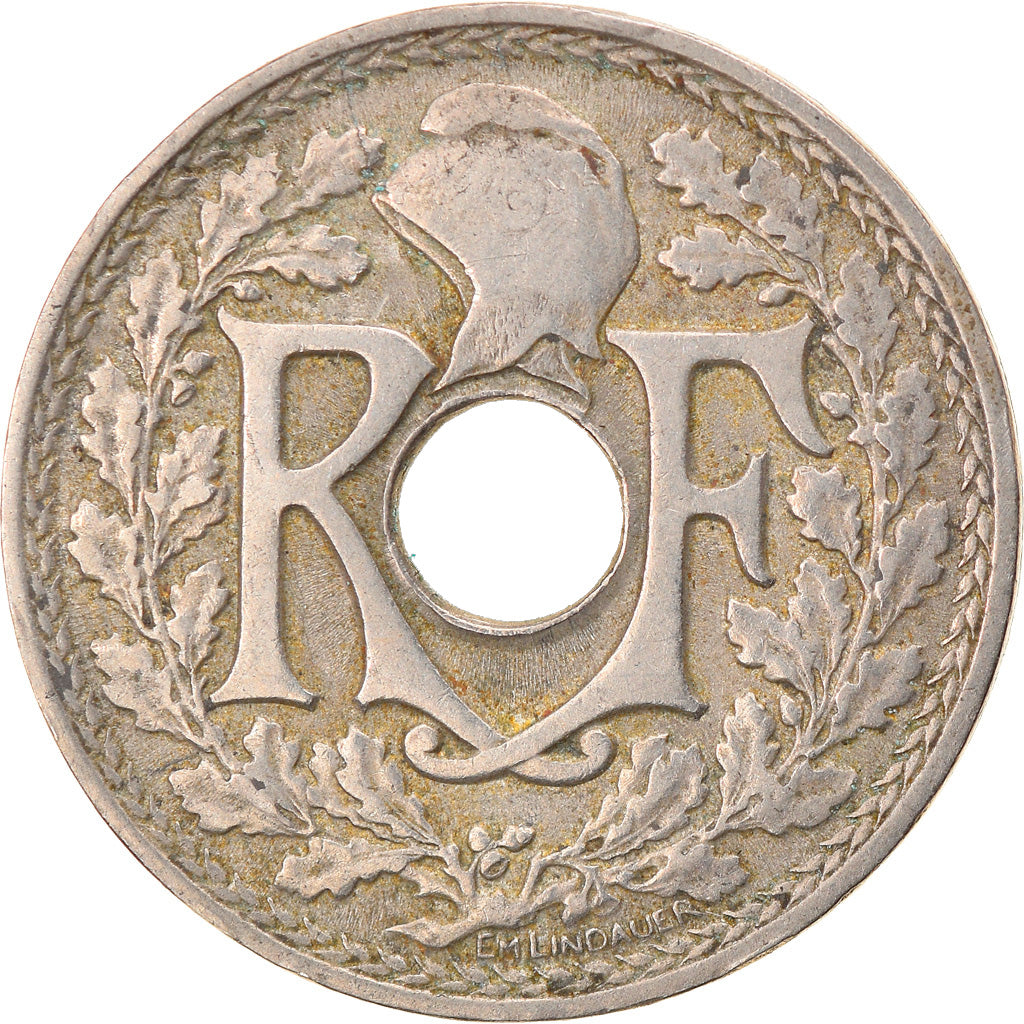 Coin, France, Lindauer, 25 Centimes, 1917, VF(30-35), Copper-nickel, KM:867a