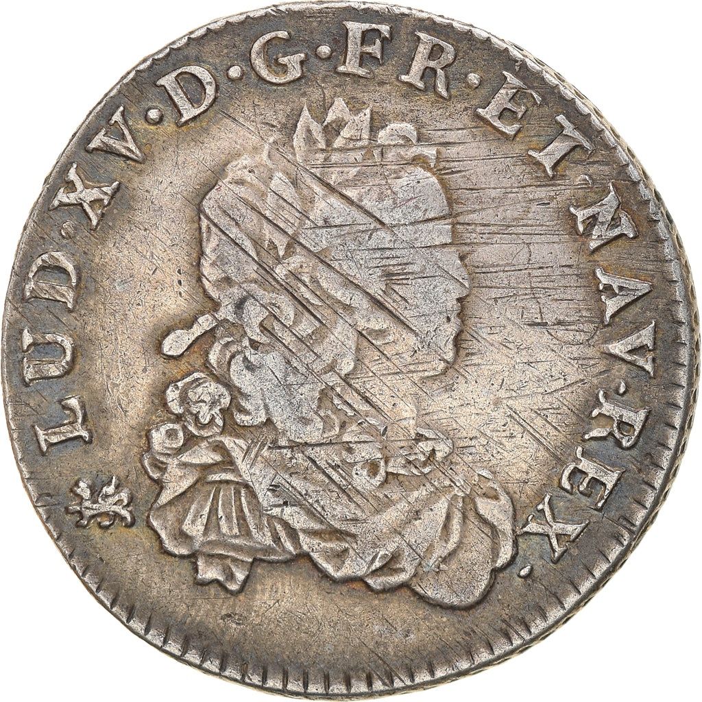 Monnaie, France, Louis XV, 1/3 Écu de France, 1/3 Ecu, 1721, Nantes, TB+