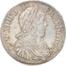 Moneda, Francia, Louis XIV, 1/2 Écu à la mèche longue, 1/2 Ecu, 1654, La