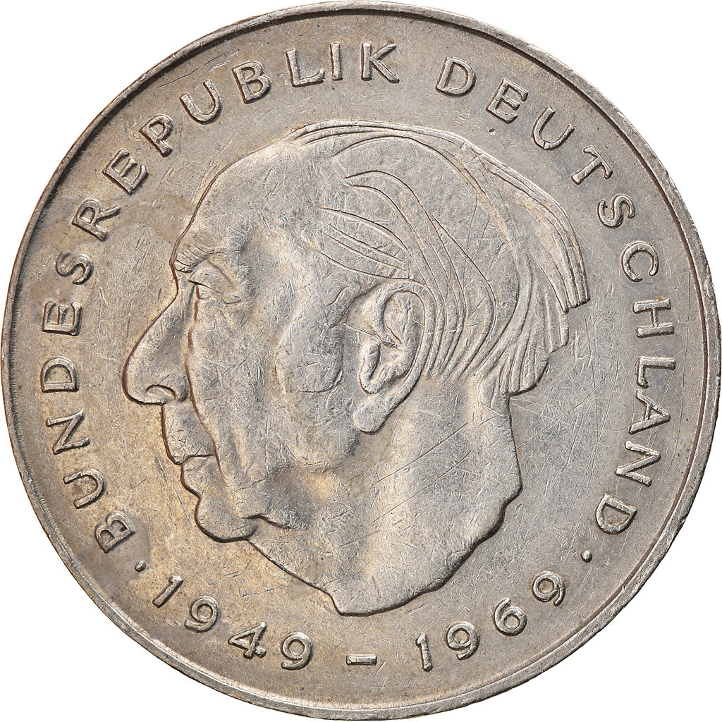 Coin, GERMANY - FEDERAL REPUBLIC, 2 Mark, 1983, Munich, VF(20-25), Copper-Nickel